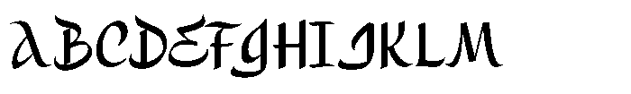 Alidin Regular Font UPPERCASE