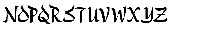 Alidin Regular Font UPPERCASE