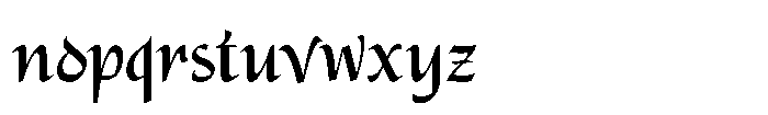 Alidin Regular Font LOWERCASE
