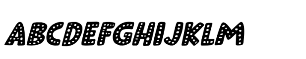 Alien Circus Dots Italic FONT