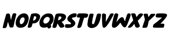 Alien Circus Italic Font UPPERCASE