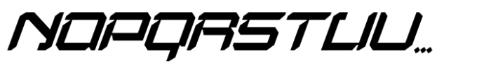 Aliensrobot Cyberpunk Italic Font UPPERCASE