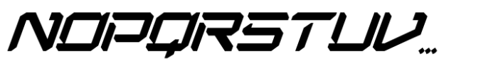 Aliensrobot Cyberpunk Italic Font LOWERCASE