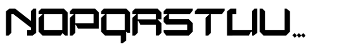Aliensrobot Cyberpunk Regular Font UPPERCASE