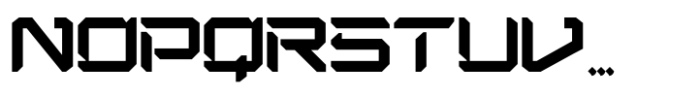 Aliensrobot Cyberpunk Regular Font LOWERCASE