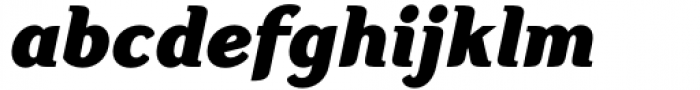 Aligarh Black Italic Font LOWERCASE