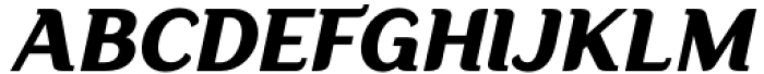 Aligarh Bold Italic Font UPPERCASE