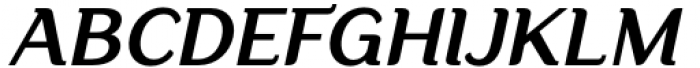 Aligarh Medium Italic Font UPPERCASE