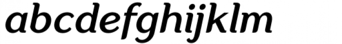 Aligarh Medium Italic Font LOWERCASE