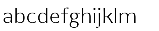 Alige Extra Light Font LOWERCASE