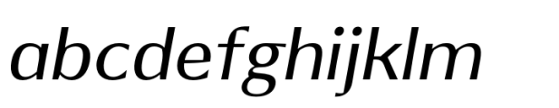 Alige Semi Bold Italic Font LOWERCASE