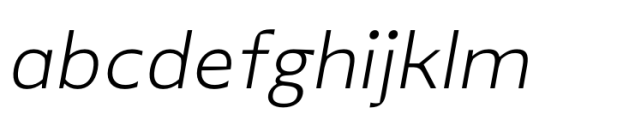 Alige Thin Text Italic Font LOWERCASE