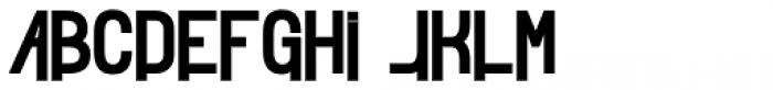 Align Vertical Mono Medium Alt Font LOWERCASE