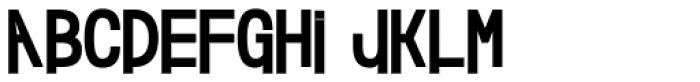 Align Vertical Mono Medium Font LOWERCASE