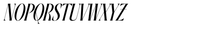 Aligner Italic Font UPPERCASE