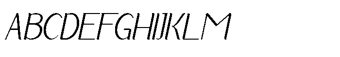 Aligr Italic Regular Font UPPERCASE
