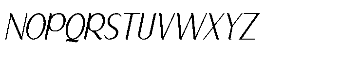 Aligr Italic Regular Font UPPERCASE