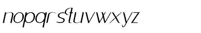 Aligr Italic Regular Font LOWERCASE