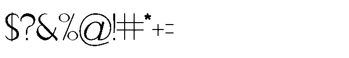 Aligr Regular Font OTHER CHARS