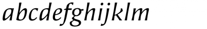 Alinea Incise Light Italic Font LOWERCASE