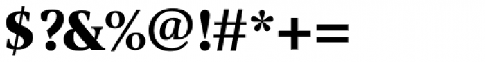 Alinea Serif Bold Font OTHER CHARS