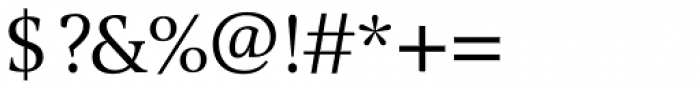 Alinea Serif Light Font OTHER CHARS