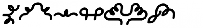 Alio Decor Bold Italic Font LOWERCASE