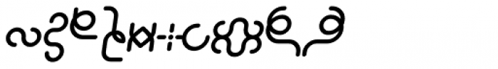 Alio Decor Semi Bold Italic Font OTHER CHARS