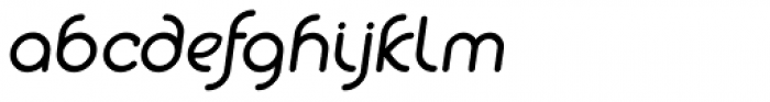 Alio Pro Semi Bold Italic Font LOWERCASE