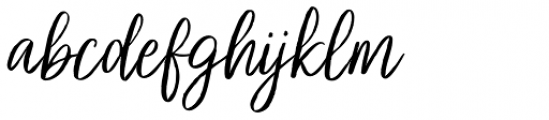 Alishba Regular Font LOWERCASE