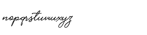 Alistair Signature Regular Font LOWERCASE