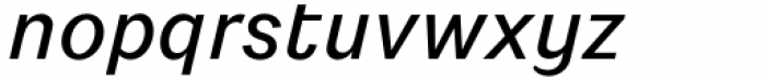 Alius Medium Italic Font LOWERCASE