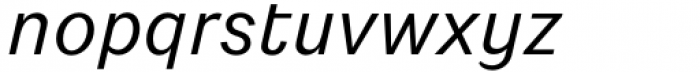 Alius Regular Italic Font LOWERCASE