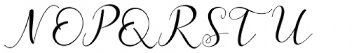 Aliyana Regular Font UPPERCASE