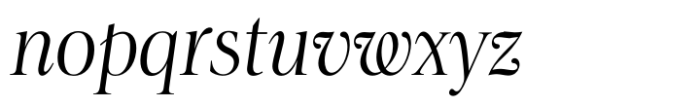 Alizarine Medium Italic Font LOWERCASE