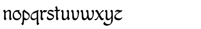 Aljasira Font LOWERCASE