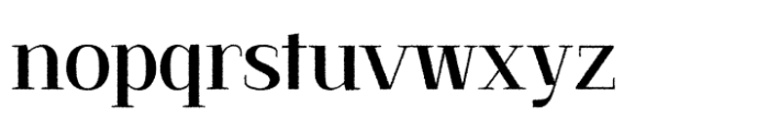 Alkalis Rough Regular Font LOWERCASE