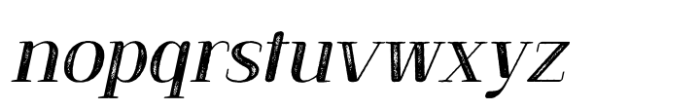Alkalis Stamp Italic Font LOWERCASE
