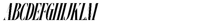 Alkemiogu Italic Font UPPERCASE