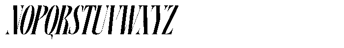 Alkemiogu Italic Font UPPERCASE