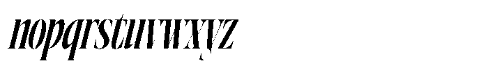 Alkemiogu Italic Font LOWERCASE