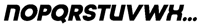 Alkena Italic Font UPPERCASE