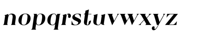 Alkey Semi Heavy Italics Font LOWERCASE