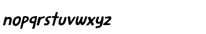 All About Me Italic Font LOWERCASE