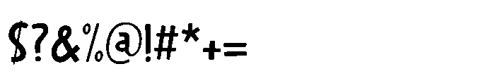 All About Me Regular Font OTHER CHARS