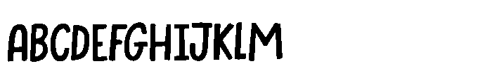 All About Me Regular Font UPPERCASE