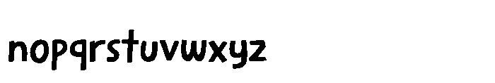 All About Me Regular Font LOWERCASE