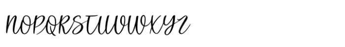 All Caps Script Font LOWERCASE