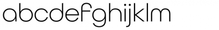 All Round Gothic Light Font LOWERCASE