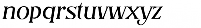 Allaina Italic Font LOWERCASE